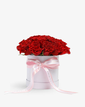 Adore Red Rose Arrangement | Presch Petals Flower Bouquet Delivery DFW