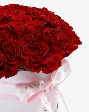 Adore Red Rose Arrangement | Presch Petals Flower Bouquet Delivery DFW