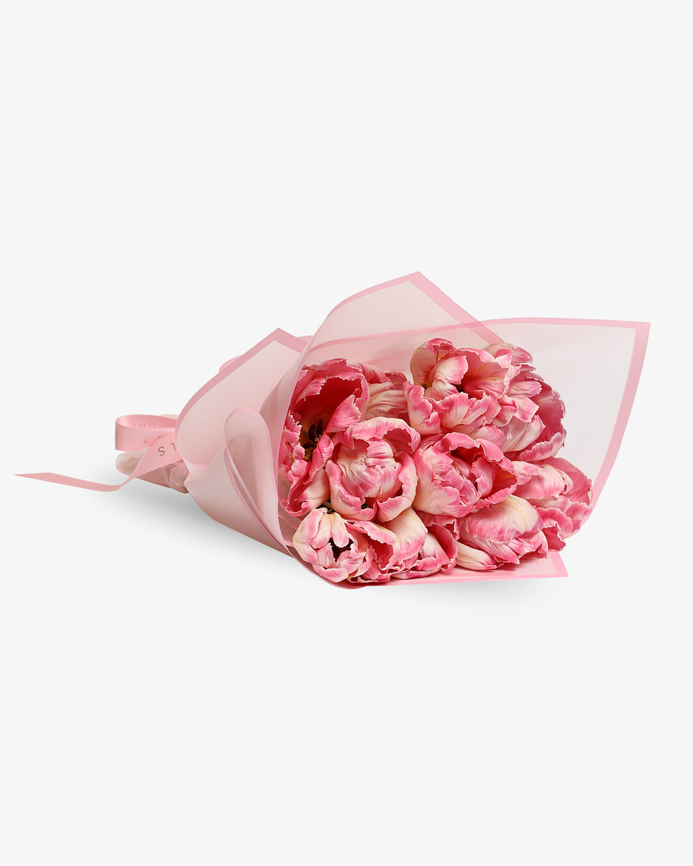 Blooming Peony Tulips Bouquet | Presch Petals Flower Delivery Dallas