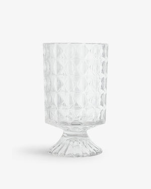 Cut Glass Pedestal Vase | Presch Petals Glass Flower Vases Dallas