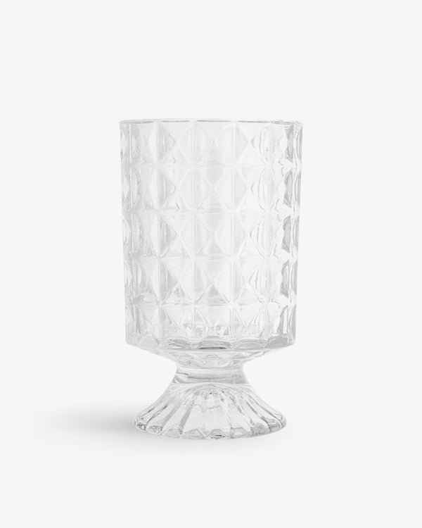 Cut Glass Pedestal Vase | Presch Petals Glass Flower Vases Dallas