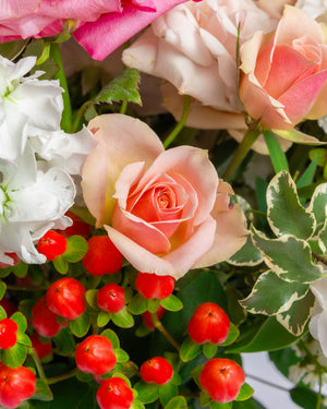 Darling Arrangement with Ceramic Vase | Presch Petals Dallas Florist
