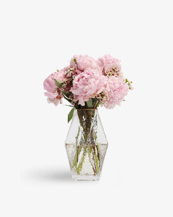 First Blush Peony Flower Arrangement | Presch Petals Flower Delivery Dallas