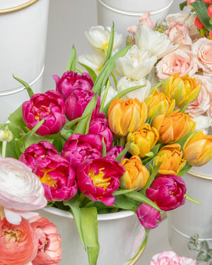 Gold Pretty Flower Cart | Presch Petals Dallas Florist