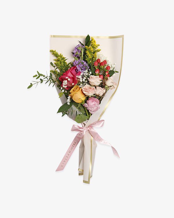 Gold Pretty Flower Cart | Presch Petals Dallas Florist
