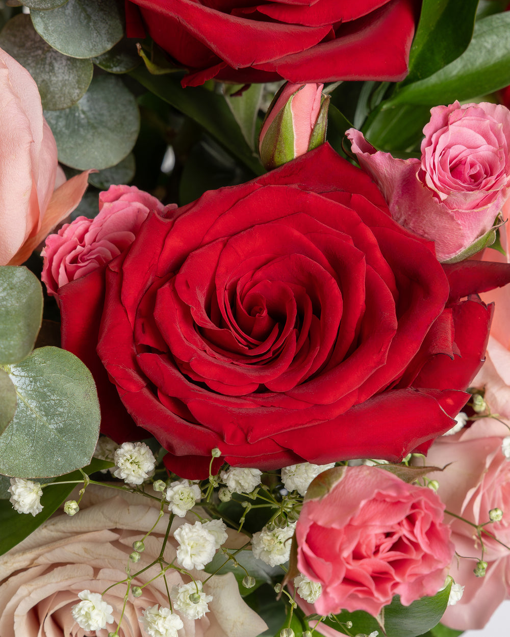 La Vie En Rose Floral Arrangement | Presch Petals Flower Bouquet Delivery Dallas