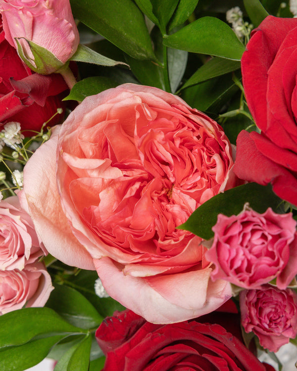 La Vie En Rose Floral Arrangement | Presch Petals Flower Bouquet Delivery Dallas