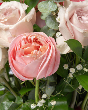 La Vie En Rose Floral Arrangement | Presch Petals Flower Bouquet Delivery Dallas