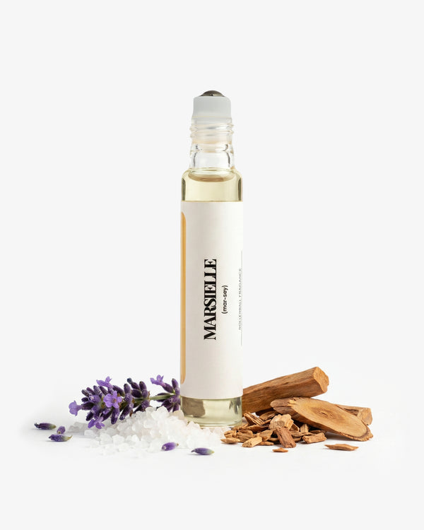 Marsielle Roll On Sandalwood & Lavender Perfume | Presch Petals Luxury Perfumes TX