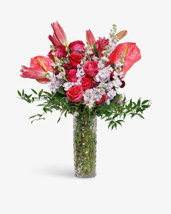 Modern Love Story Arrangement | Presch Petals Flower Delivery Dallas