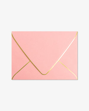 Pink Rose with Pink Heels Greeting Card | Presch Petals x artist Kristen Whalen