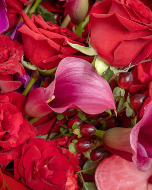 Ruby Romance Bouquet | Presch Petals Dallas Flower Delivery