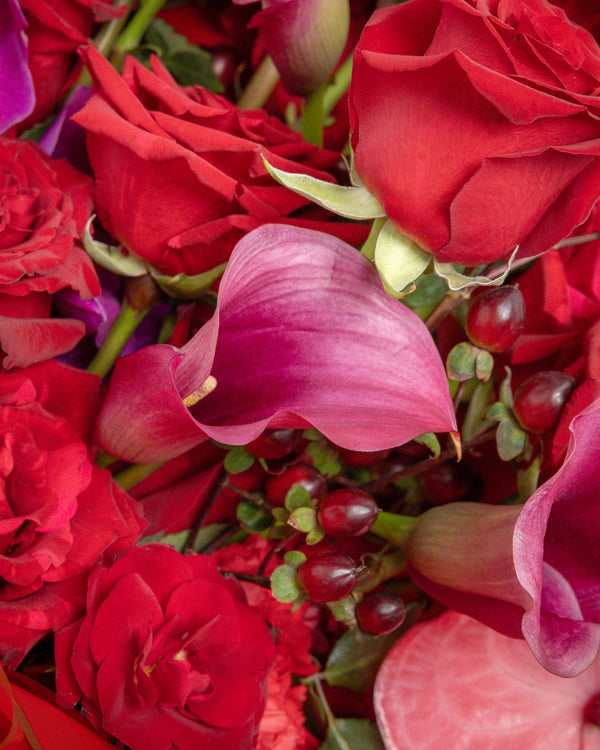 Ruby Romance Bouquet | Presch Petals Dallas Flower Delivery