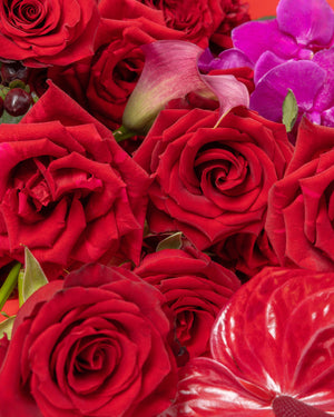 Ruby Romance Bouquet | Presch Petals Dallas Flower Delivery