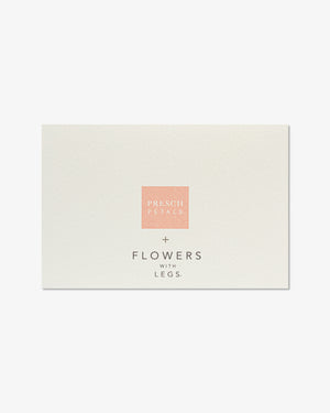 Three Flowers Holding Hands Greeting Card | Presch Petals x Dallas watercolor artist Kristen