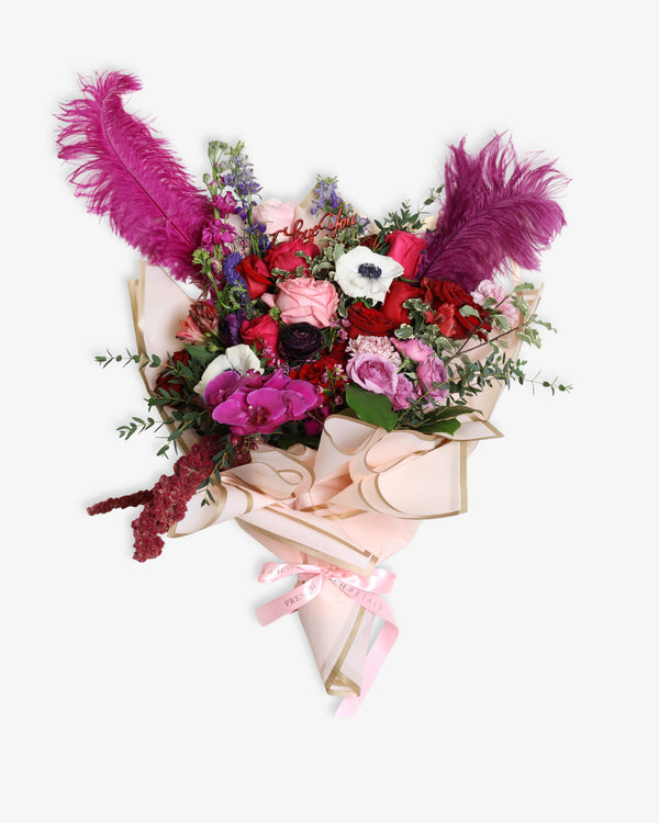XOXO Valentine's Day Bouquet | Presch Petals Bouquet Delivery Dallas