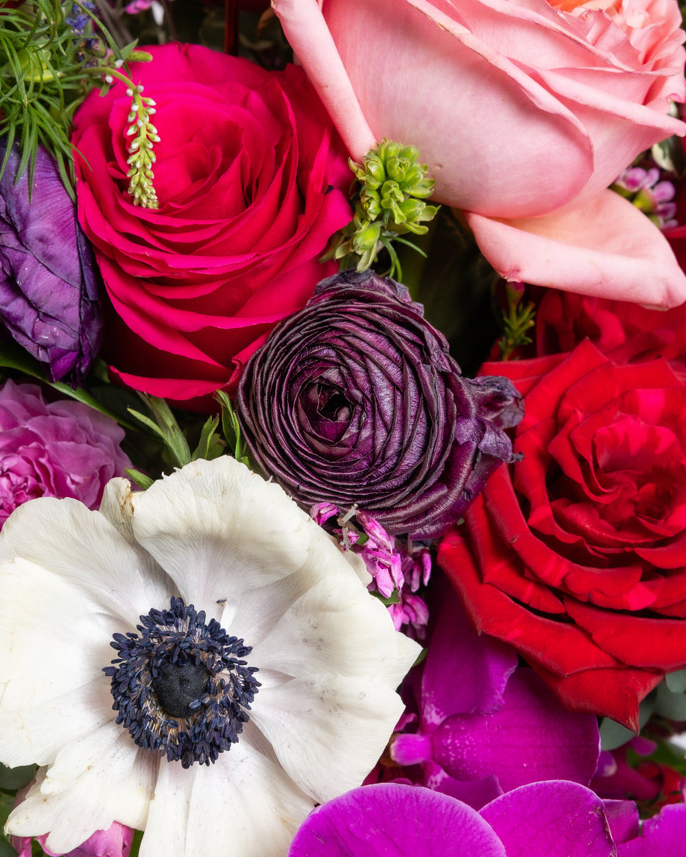 XOXO Pink and Red Flower Valentine's Arrangement | Presch Petals Florist